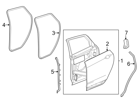 GM 11547086 Upper Molding Rivet 11547086 GM Upper Molding Rivet