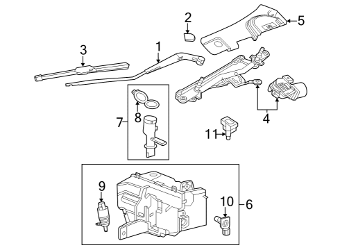 85148198 GM Hose, Head Up Display & Rear View Camera