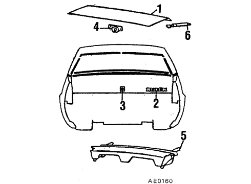 10107534 GM Joint Cover, Rear