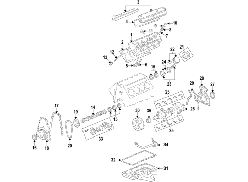 GM 12711769 Cylinder Head 12711769 GM Cylinder Head