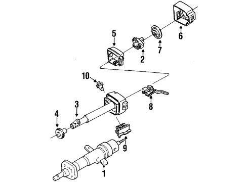 GM 26015021 Tilt Lever 26015021 GM Tilt Lever