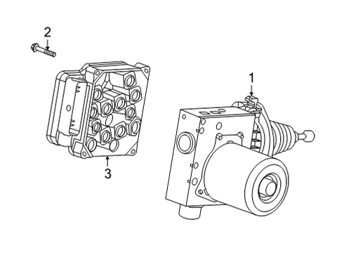 42864642 GM Valve Kit, Electronic Brake Control