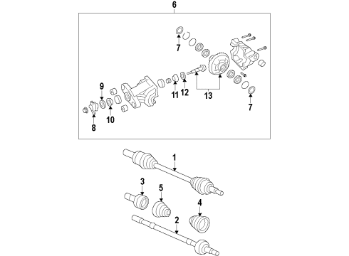 GM 92237002 Drive Shaft 92237002 GM Drive Shaft