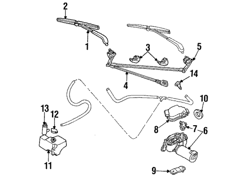 GM 1997055 Turn Signal Switch 1997055 GM Turn Signal Switch
