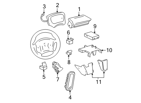 22605692 GM Inflator Module