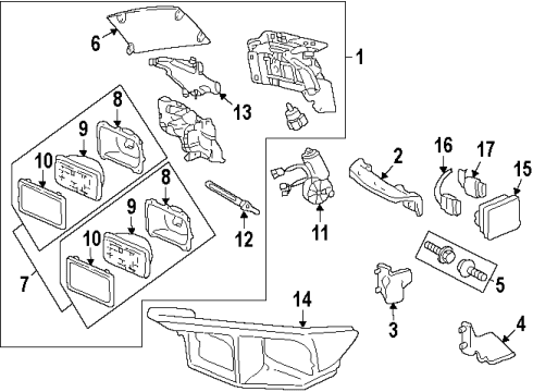 16524081 GM Plate, Driver Side