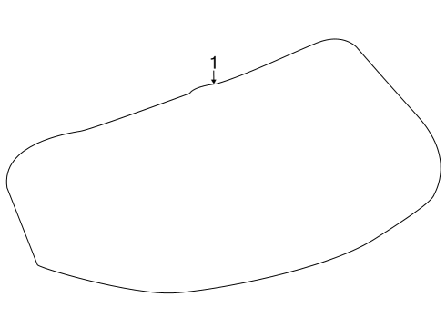 GM 42872089 Window, Rear Window 42872089 GM Window, Rear Window