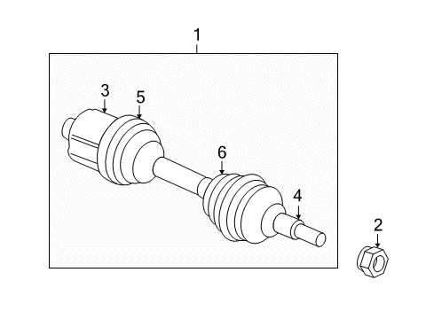 84212541 GM Axle, Front