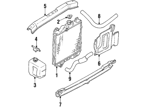 GM 96055987 Air Baffle 96055987 GM Air Baffle