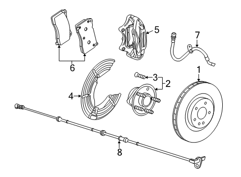 GM 92244294 Caliper Piston 92244294 GM Caliper Piston