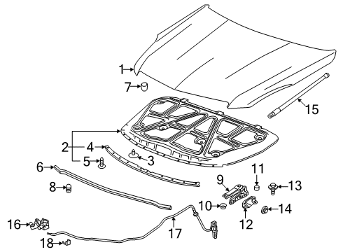 22770129 GM Release Cable
