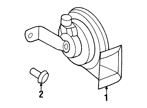 21024589 GM Horn