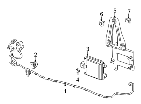 GM 86797640 Harness, Theft Deterrent Or Front / Rear / Side / Intake Object 86797640 GM Harness, Theft Deterrent Or Front / Rear / Side / Intake Object