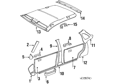 90327879 GM Sill Panel