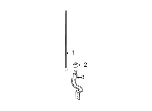 GM 22676986 Antenna Cable 22676986 GM Antenna Cable