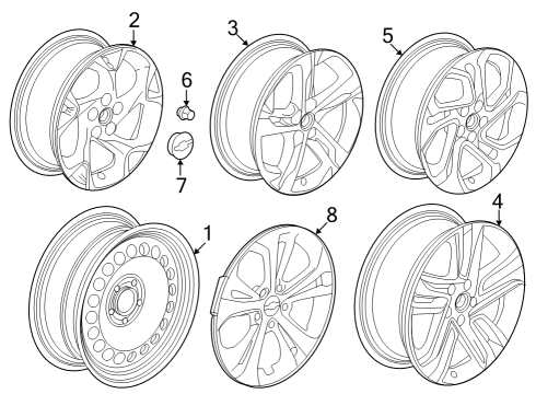 GM 52053739 Cap, Wheel Trim 52053739 GM Cap, Wheel Trim