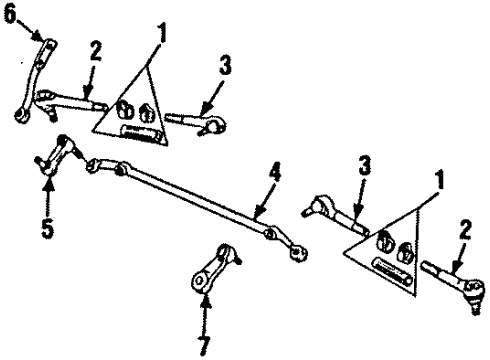 GM 6260677 Idler Arm Support 6260677 GM Idler Arm Support