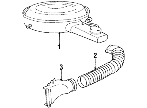 GM 25097520 Air Cleaner 25097520 GM Air Cleaner