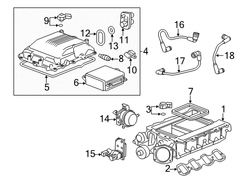 12634206 GM Intake Manifold