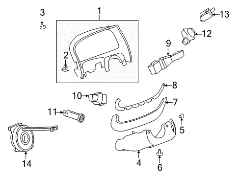 24043695 GM Range Sensor