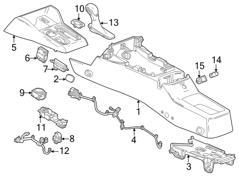 84758773 GM Switch, Transfer Case Shift Control