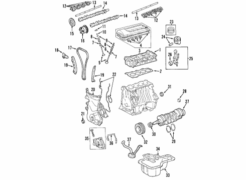 19204415 GM Engine, Cylinder And Case