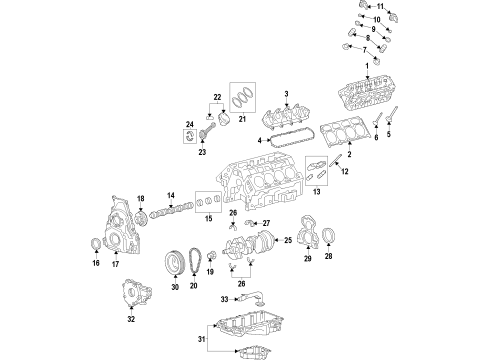 GM 12620209 Cylinder Head 12620209 GM Cylinder Head