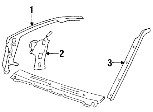 1984 Buick Century Hinge Pillar Diagram
