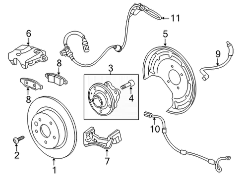 2020 Buick Encore GX Rear Brakes Diagram