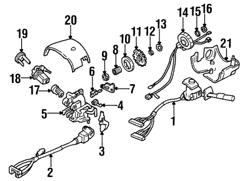 1999 Buick Riviera Housing & Components Diagram