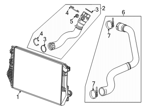 2020 GMC Sierra 2500 HD Intercooler Diagram