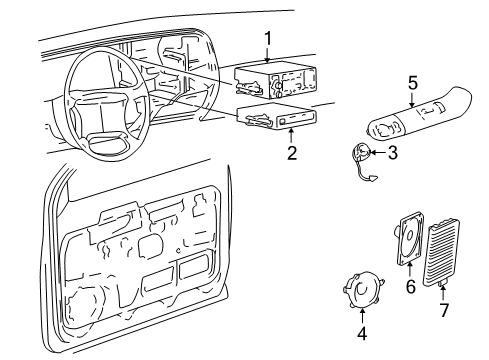 1995 Chevy K2500 Sound System Diagram