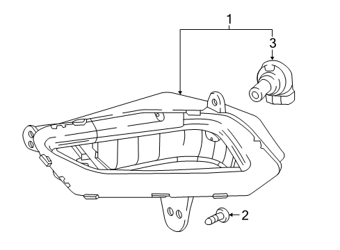 2016 Chevy Cruze Bulbs Diagram