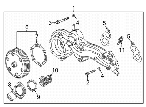 2025 Chevy Corvette Water Pump Diagram