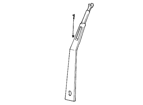 1996 Buick Park Avenue Interior Trim - Pillars Diagram