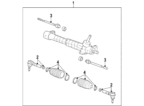 2007 Pontiac G6 P/S Pump & Hoses Diagram