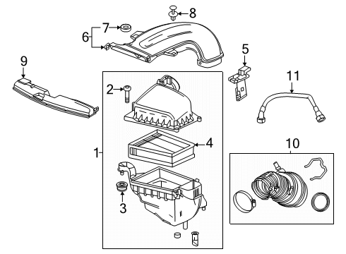 2025 Buick Encore GX Air Intake Diagram