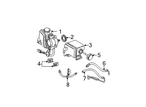 2004 Chevy Classic P/S Pump & Hoses Diagram 2 - Thumbnail