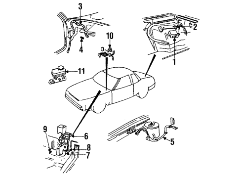 1992 Buick Riviera Pump Relay Diagram for 12513302