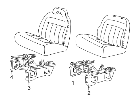 1998 Chevy K1500 Tracks & Components Diagram 2 - Thumbnail