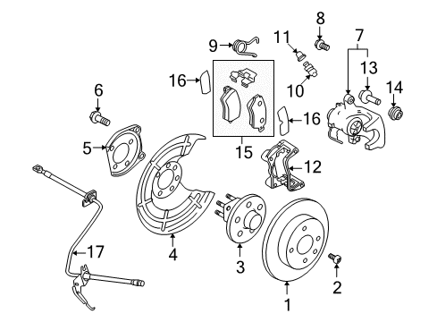 Bracket Diagram for 93181277