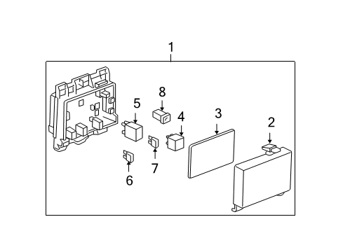 2008 Chevy Malibu Electrical Components Diagram