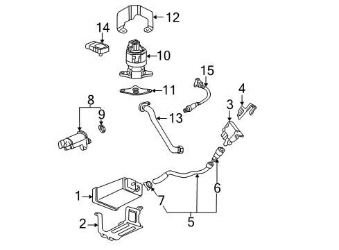 2005 Cadillac DeVille EGR System Diagram