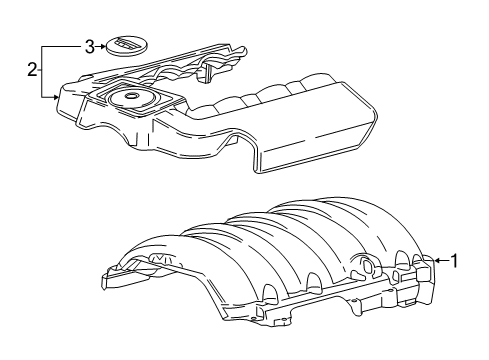 2019 Chevy Suburban Engine Appearance Cover Diagram