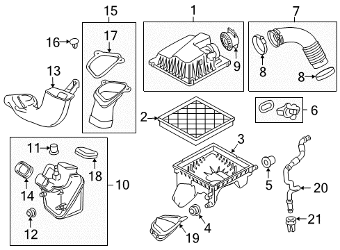 2013 Chevy Cruze Air Intake Diagram