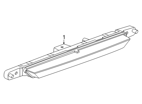 2024 Chevy Equinox EV High Mount Lamps Diagram