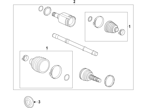 2024 Chevy Trailblazer Front Axle Diagram