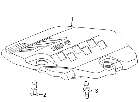 2007 Pontiac G6 Engine Appearance Cover Diagram 2 - Thumbnail