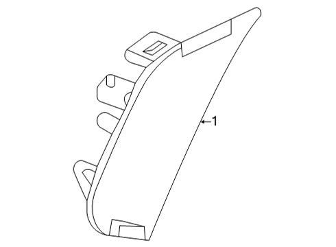 2024 GMC Yukon XL Side Marker Lamps Diagram