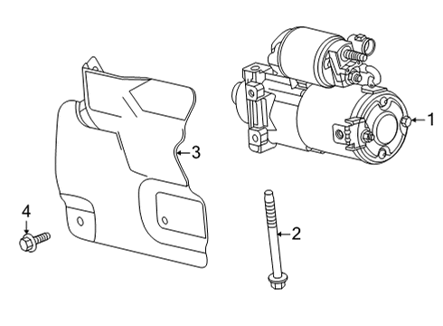 2020 GMC Sierra 2500 HD Starter Diagram